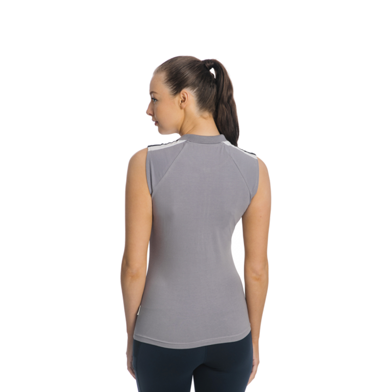 Horseware Sporty Flamboro Sleeveless Polo Shirt - Light Grey-1